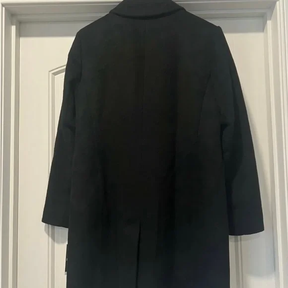 Ralph Lauren Petite Three-Button Wool-Blend Reefer Coat 8P NEW